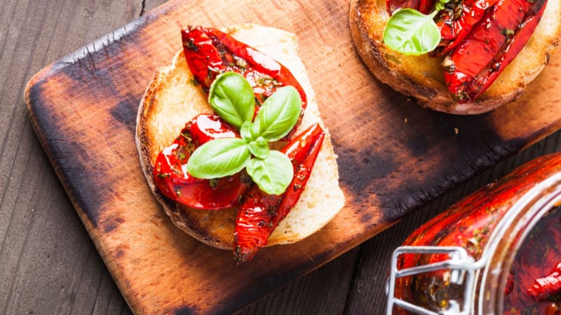 Μπρουσκέτα με ντομάτες