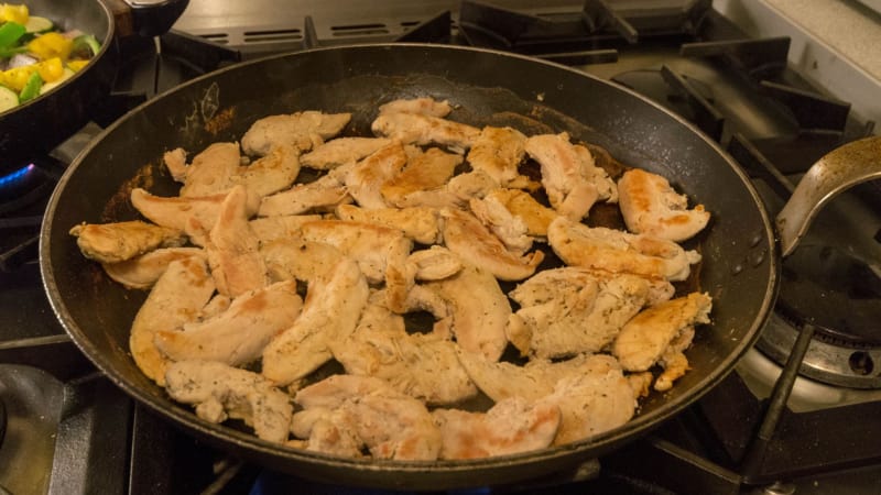 Κοτόπουλο στο τηγάνι