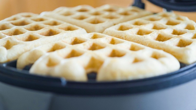 συνταγή για αφράτες βάφλες